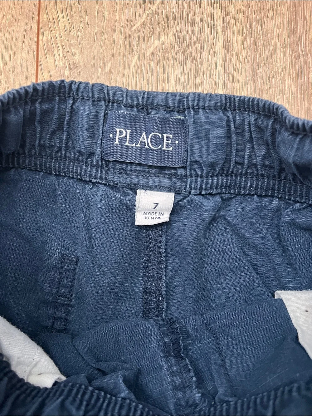 The Children's Place Navy Cargo Pull-On Shorts